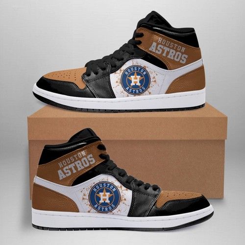 Houston Astros Baseball Air Jordan Sneakers Team Shoes