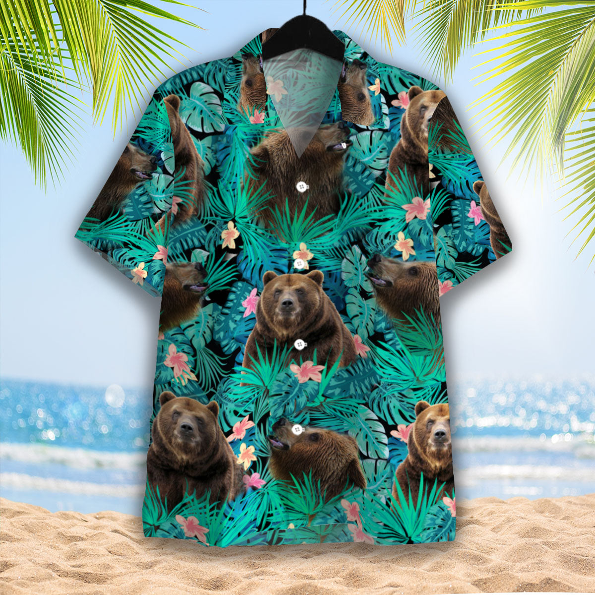 Bear Tropical Hawaii Shirt For Men And Women Ha33879