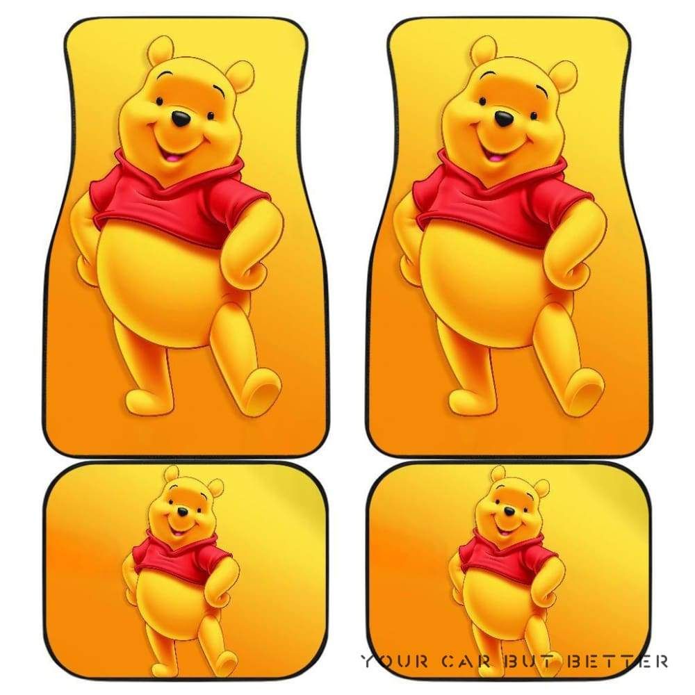 Pooh Car Floor Mats 4 Personalized Car Seat Floor Mat Custom Print