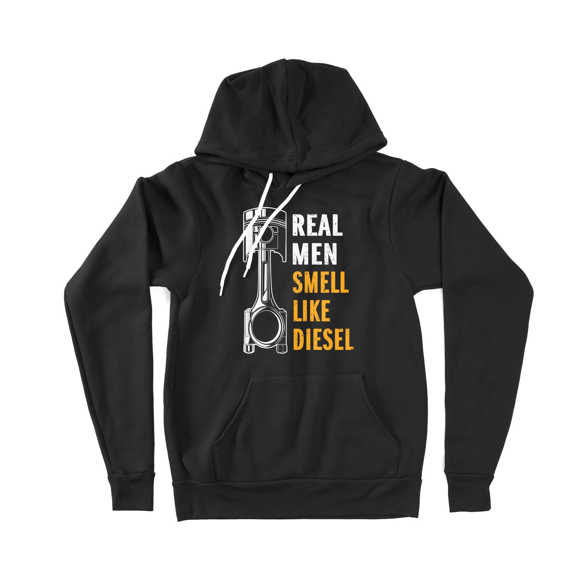 Real Men Smell Like Diesel Funny Mechanic – Premium Hoodie