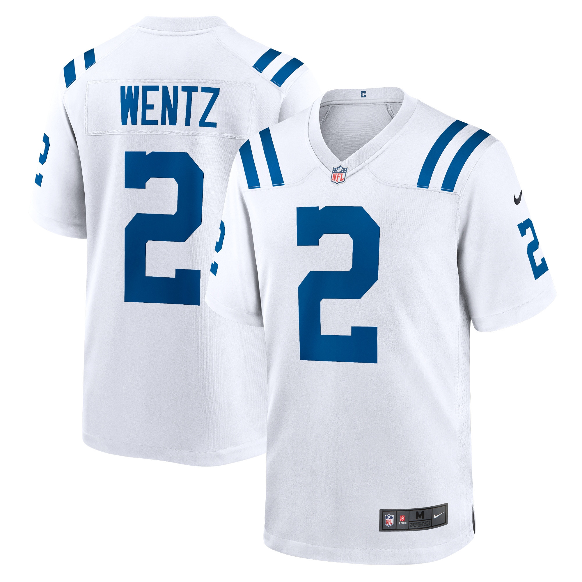 Carson Wentz Indianapolis Colts Game Jersey White NFL