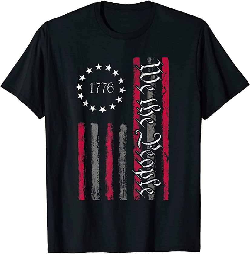 Vintage We The People American History 1776 Independence Day T-Shirt