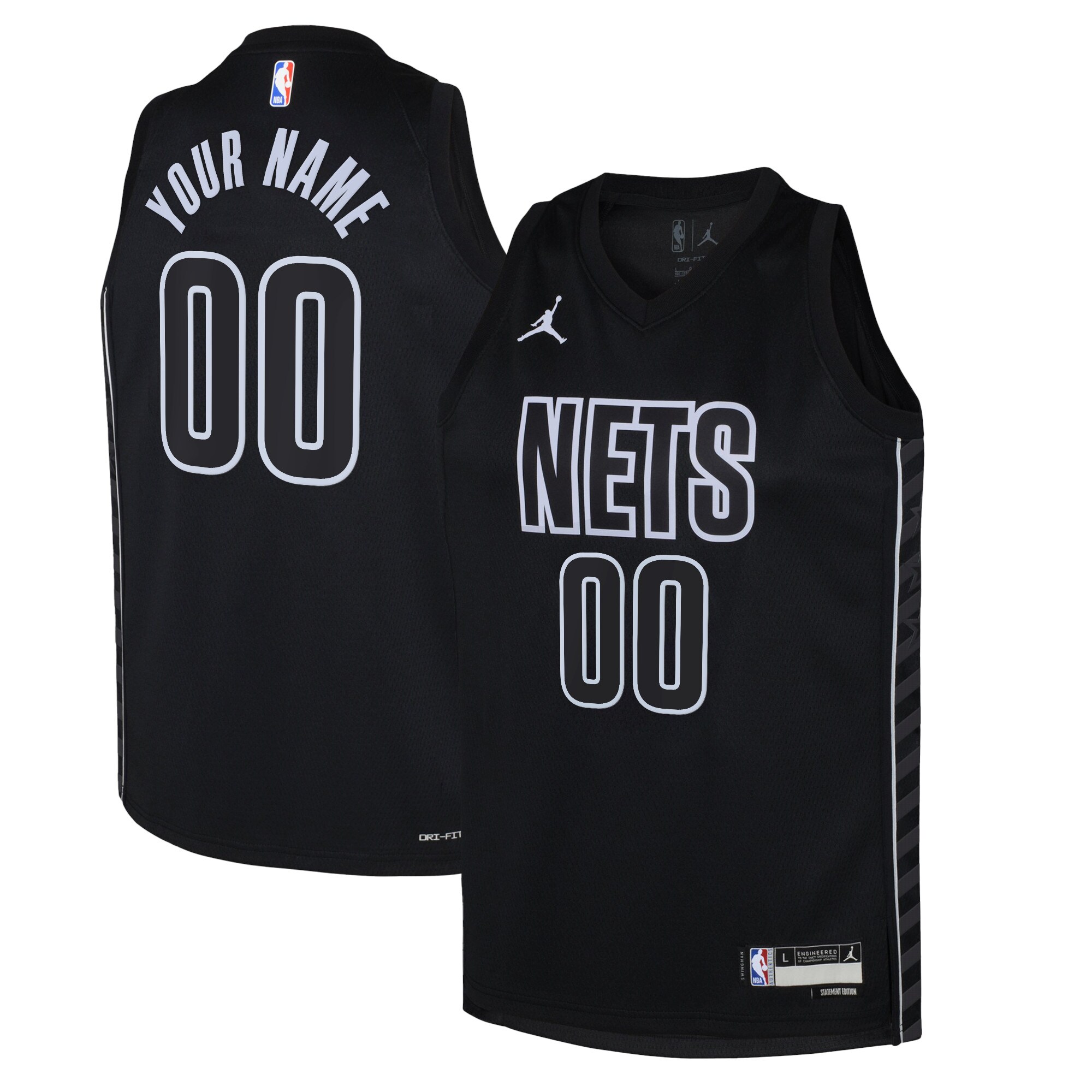 Brooklyn Nets Jordan Statement Swingman Jersey 22 – Custom – Youth