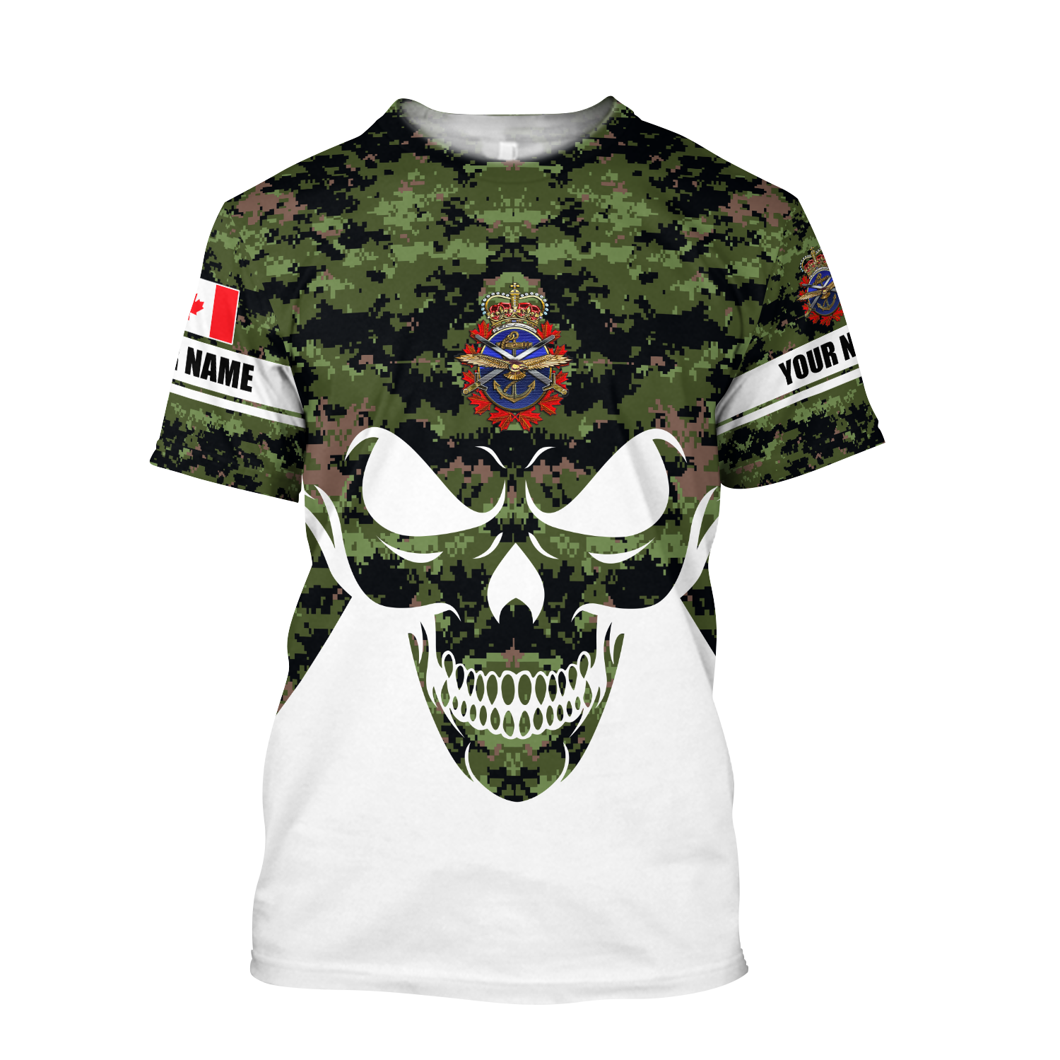 Personalized Name Xt Canadian Armed Forces 3D Printed Clothes Da22032105.S1