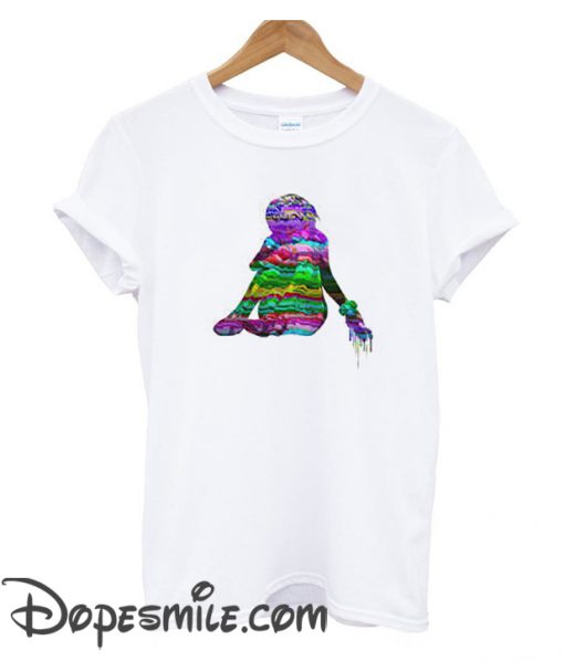 Aesthetic Glitch Anime Girl cool   T-Shirt