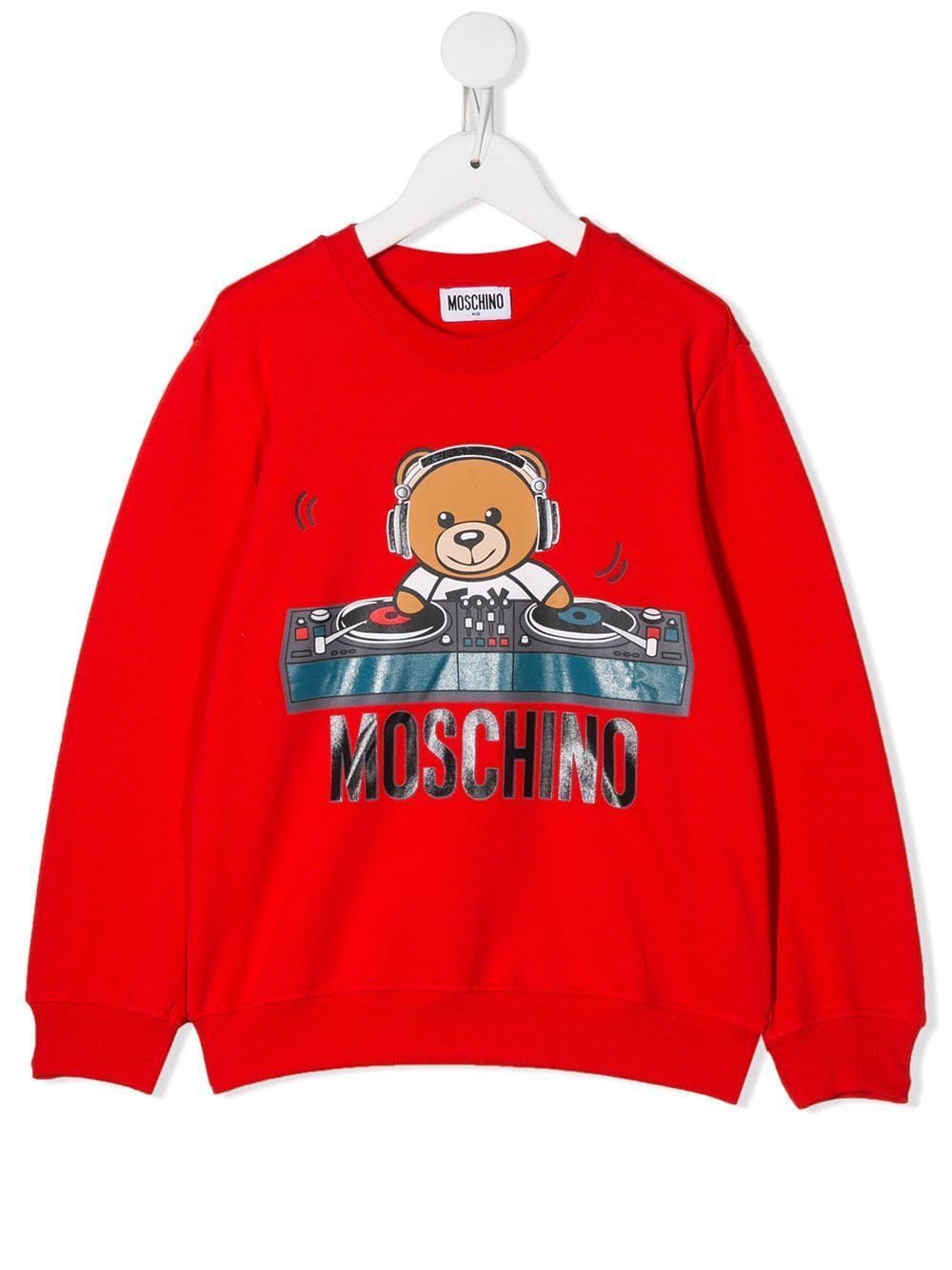 Moschino Teddy Bear Dj Red Shirt