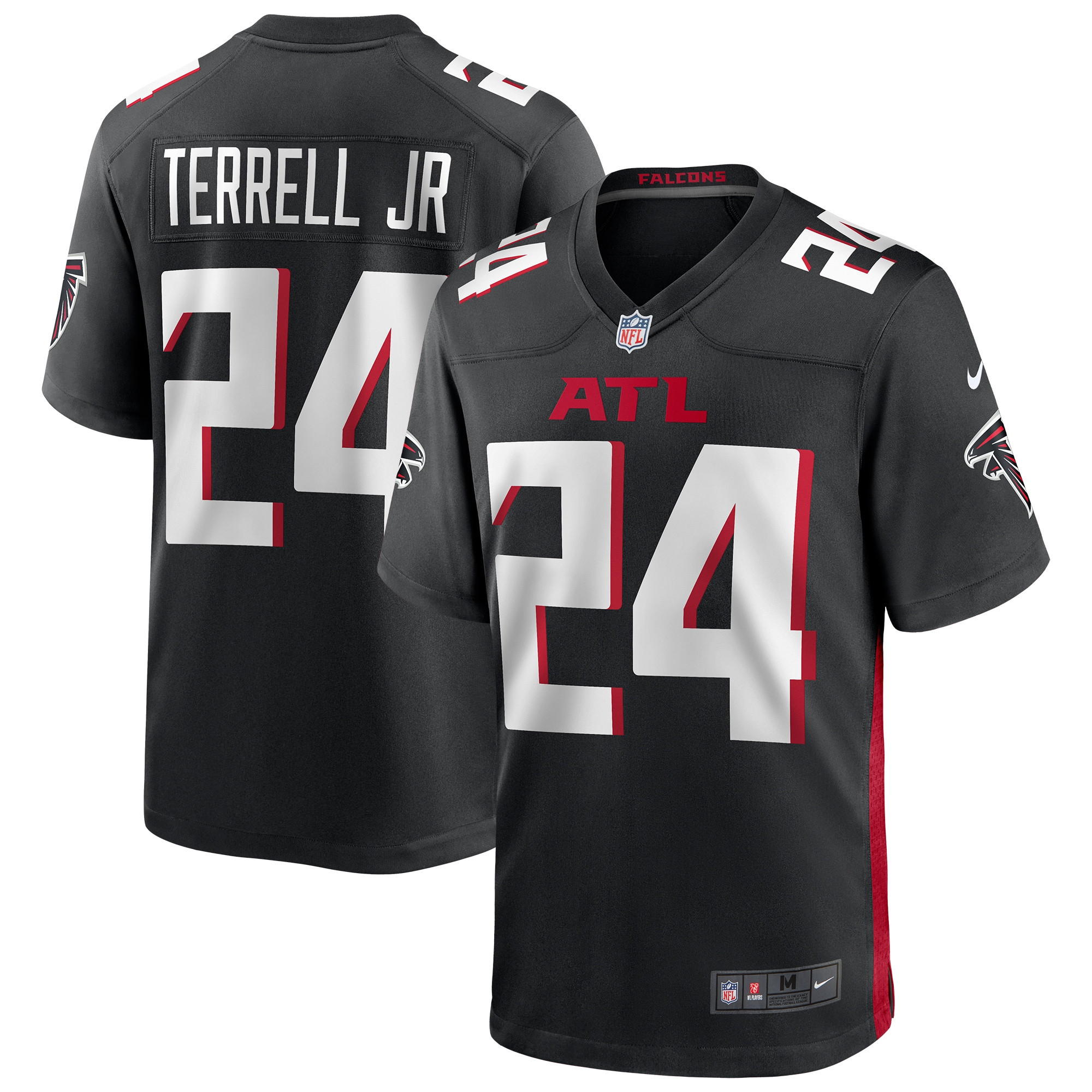 A.j. Terrell Jr. Atlanta Falcons Player Game Jersey – Black NFL