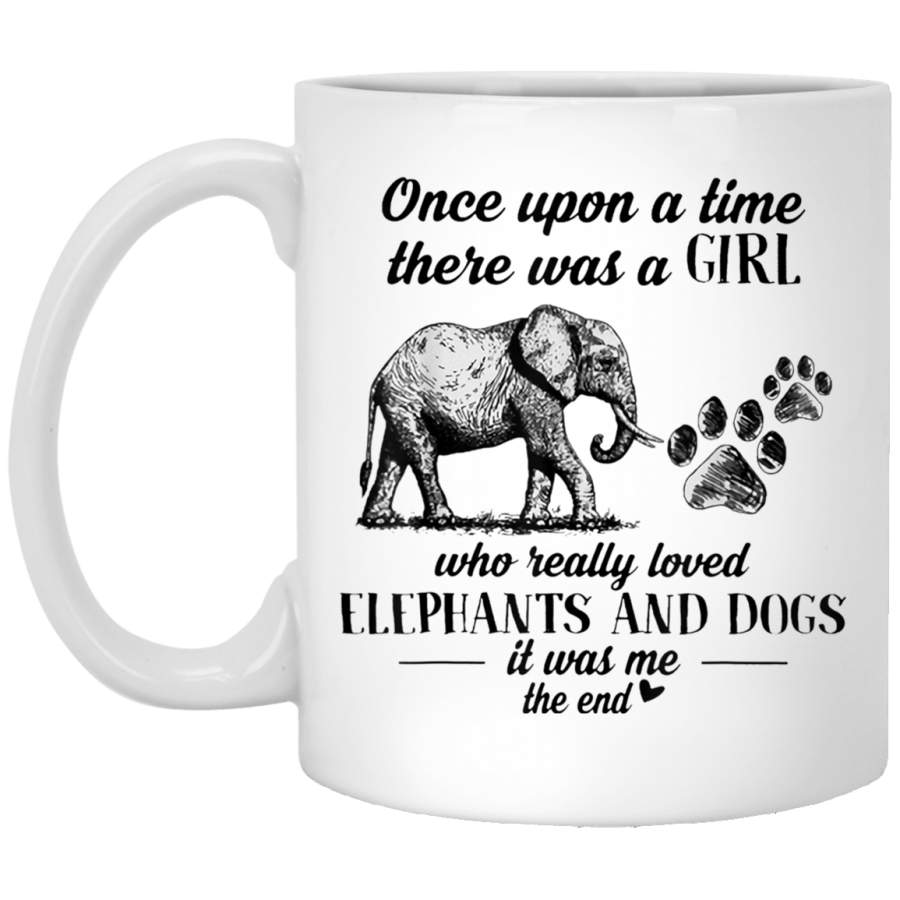 Once Upon A Time There Was A Girl Who Really Loved Elephant Mug