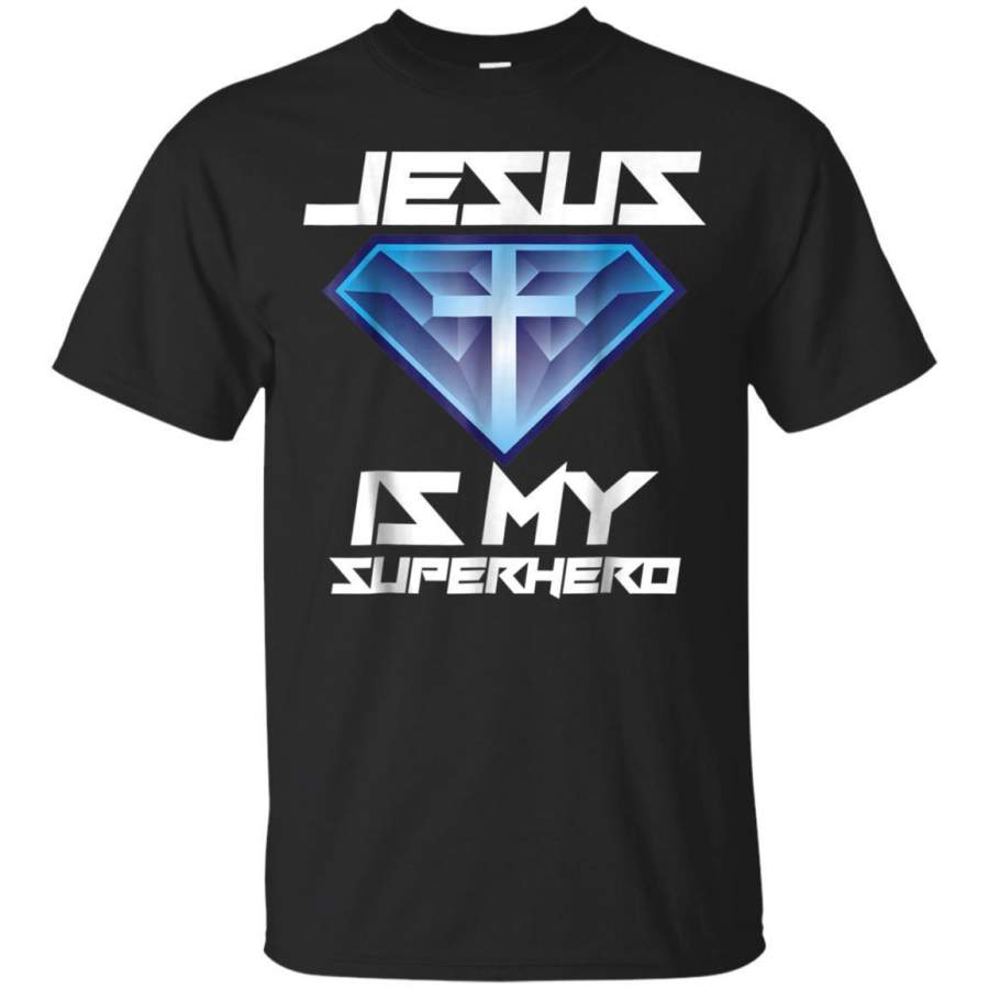 AGR Jesus Is My Superhero Shirt  Cute Powerful Christian Gift Jaq T-shirt