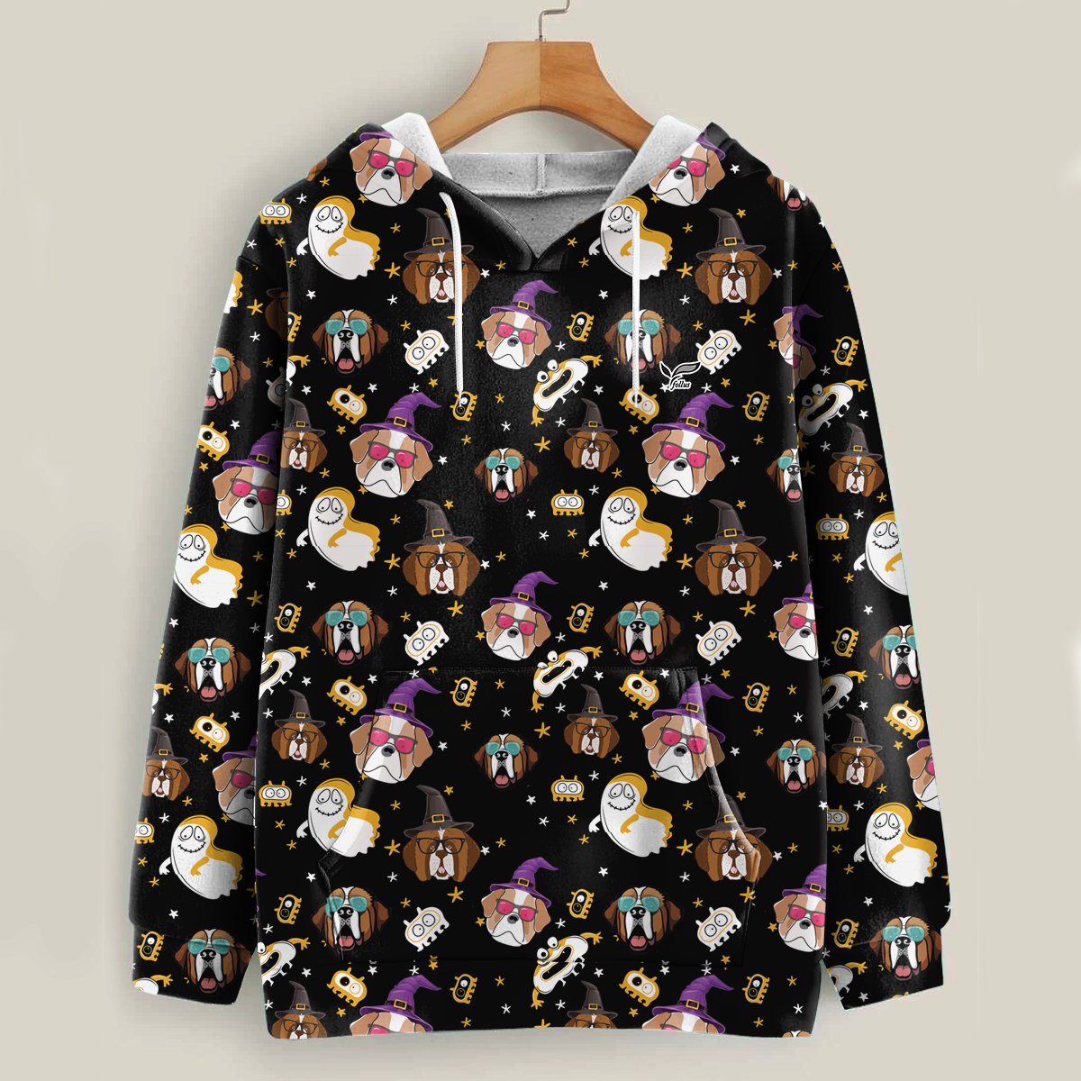 Oh My Ghouls – St. Bernard Halloween Hoodie
