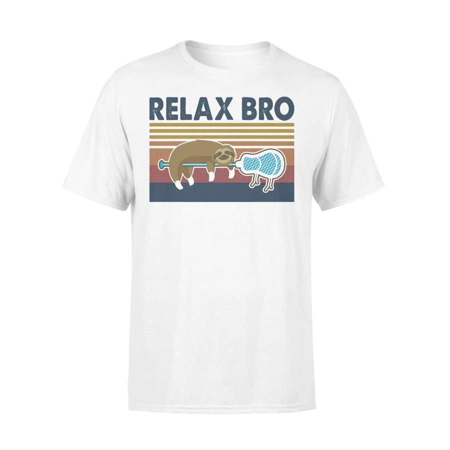 Sloth Lacrosse Relax Bro Vintage T-shirt