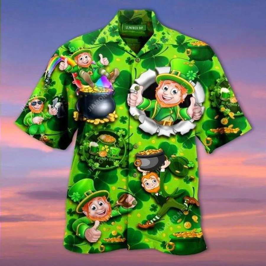 Hawaii Aloha Shirts Happy Saint Day Ha58938