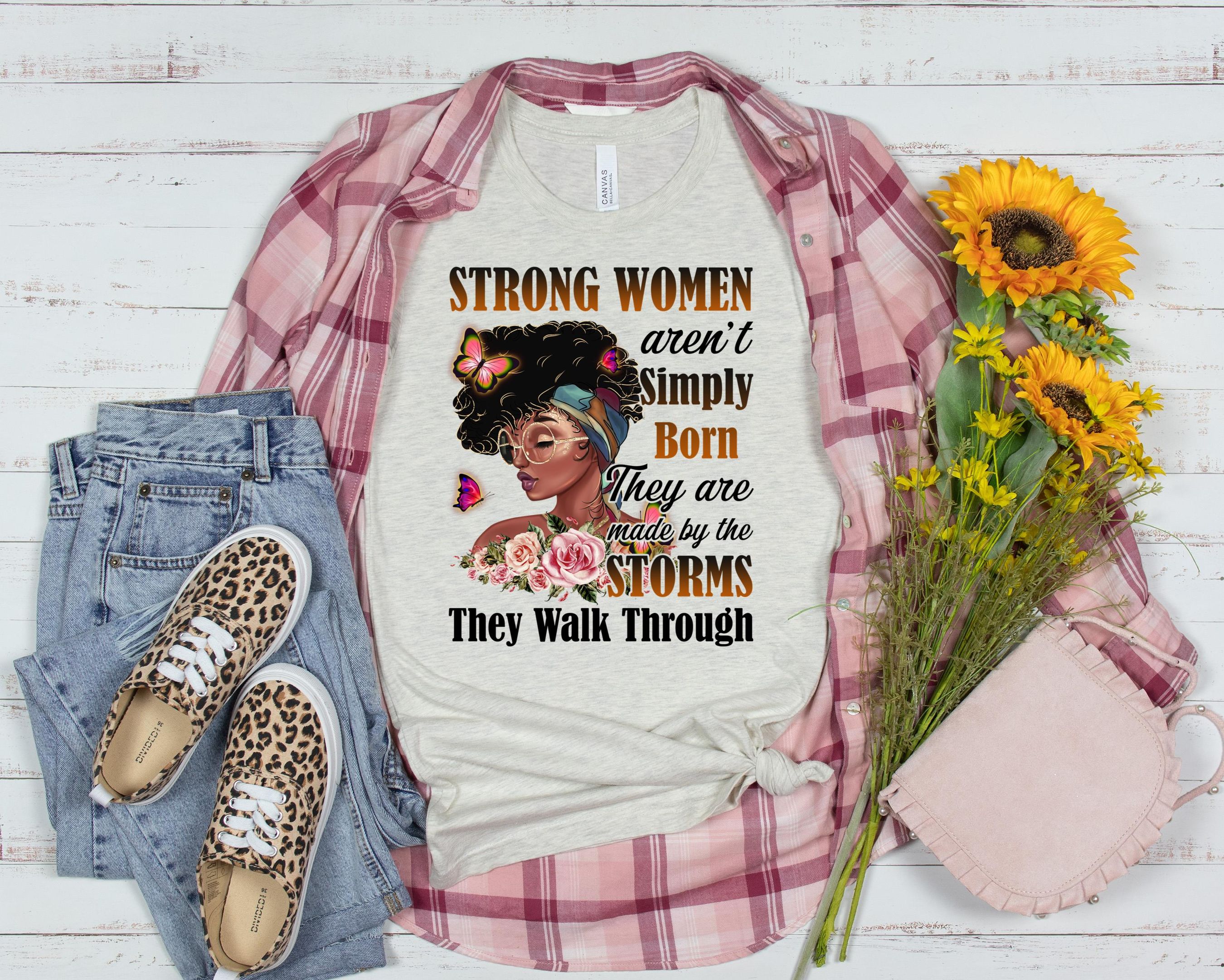 Strong Women Aren’T Simply Shirt, Black Girl Shirt, Locs Shirt, Afro Girl Shirt, Melanin Girl Shirt, Black Queen Shirt