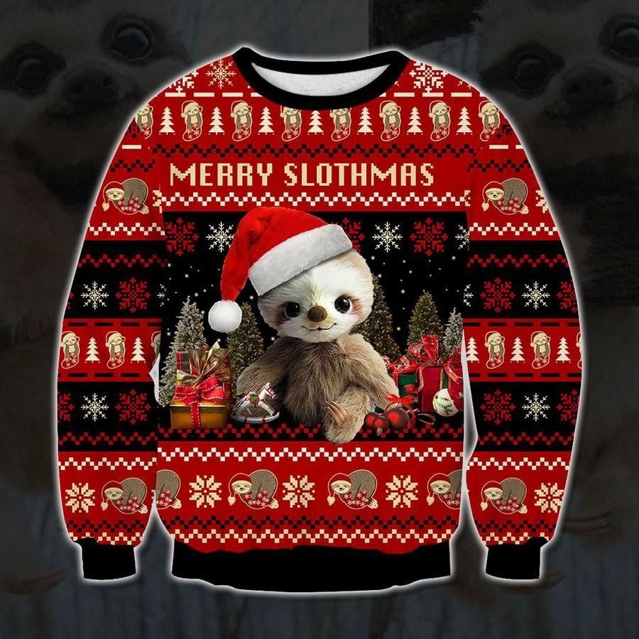 Baby Sloth Ugly Christmas Sweater