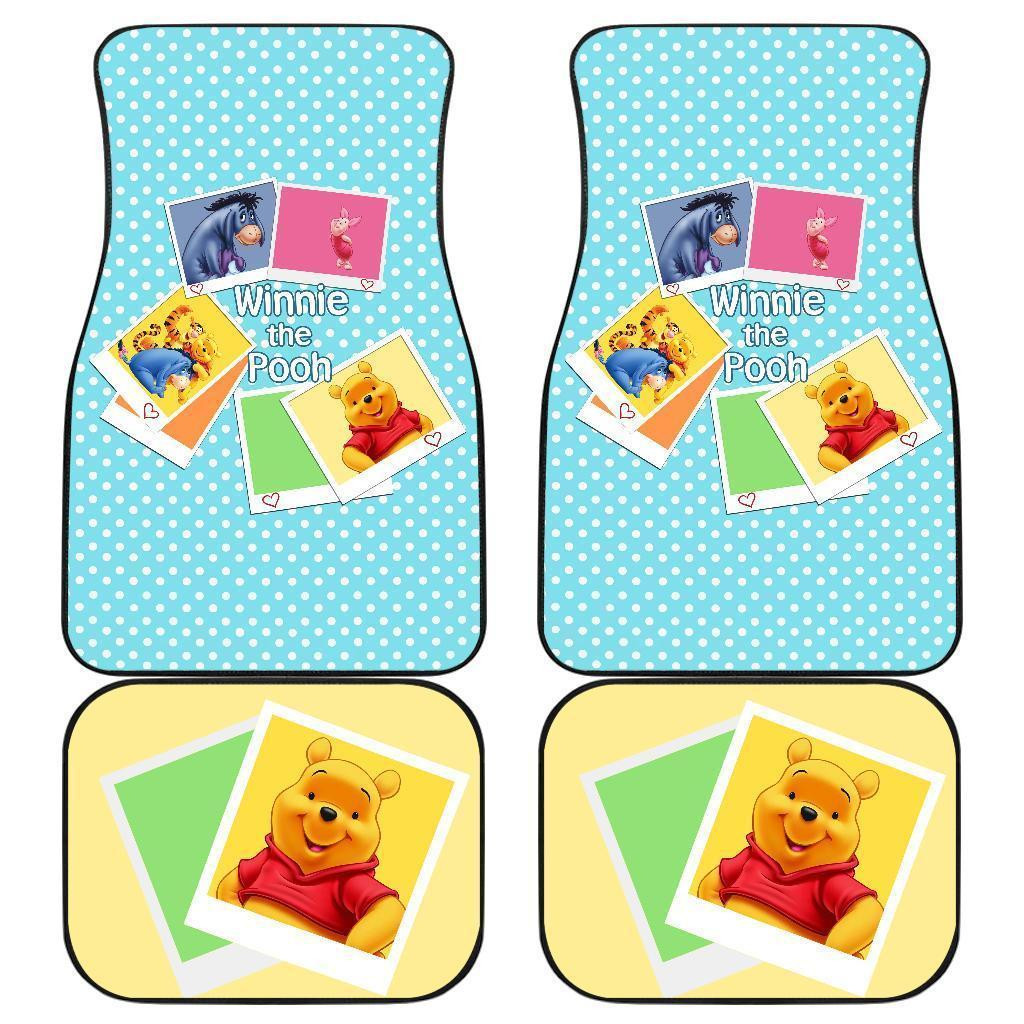 Pooh’s Friends Memories Moments Car Floor Mats Personalized Car Seat Floor Mat Custom Print