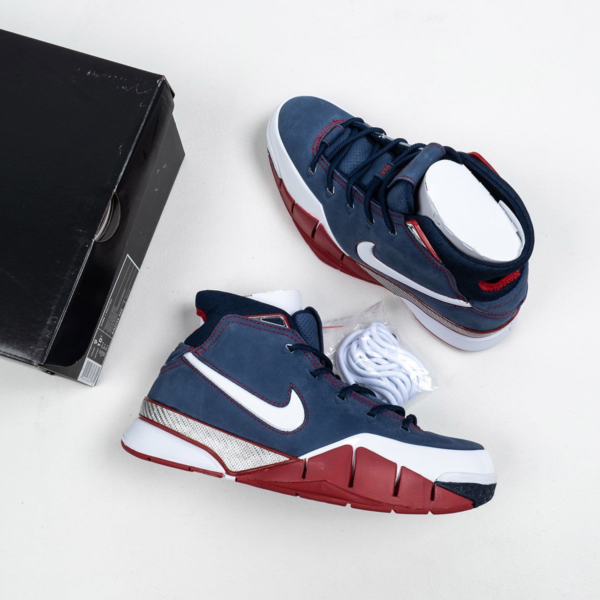 Nike Kobe 1 Protro USA Midnight NavyWhite-Varsity Red 5338439