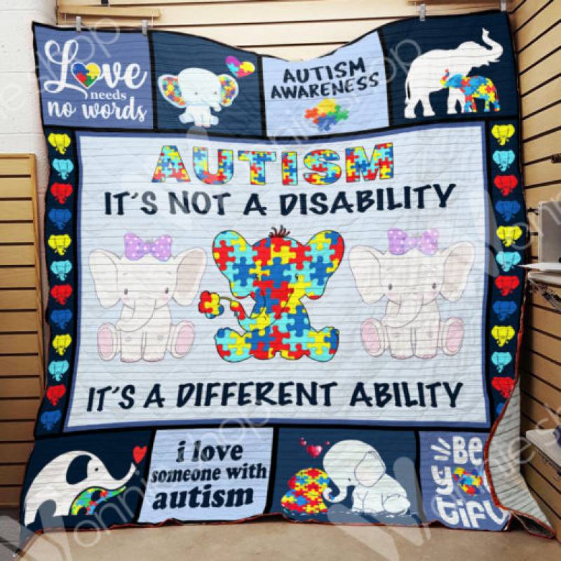 Elephant Autism Blanket DCB0501 73O49