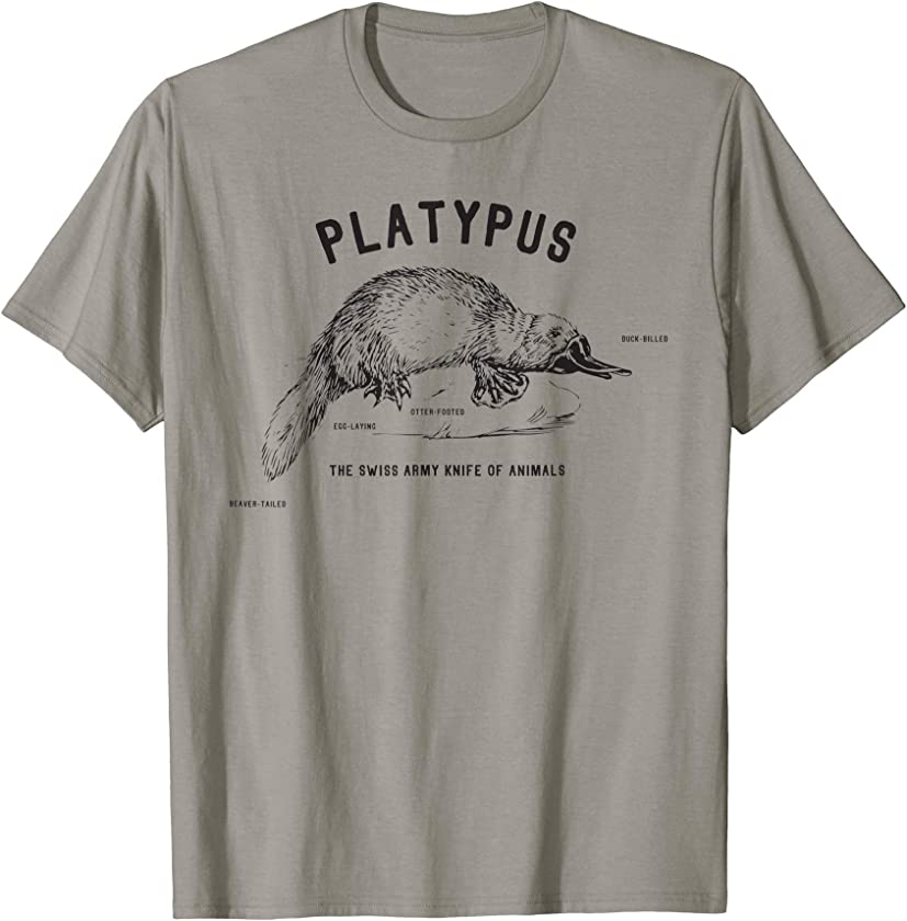 Platypus Swiss Army Knife of Animals T-Shirt – Funny Gift