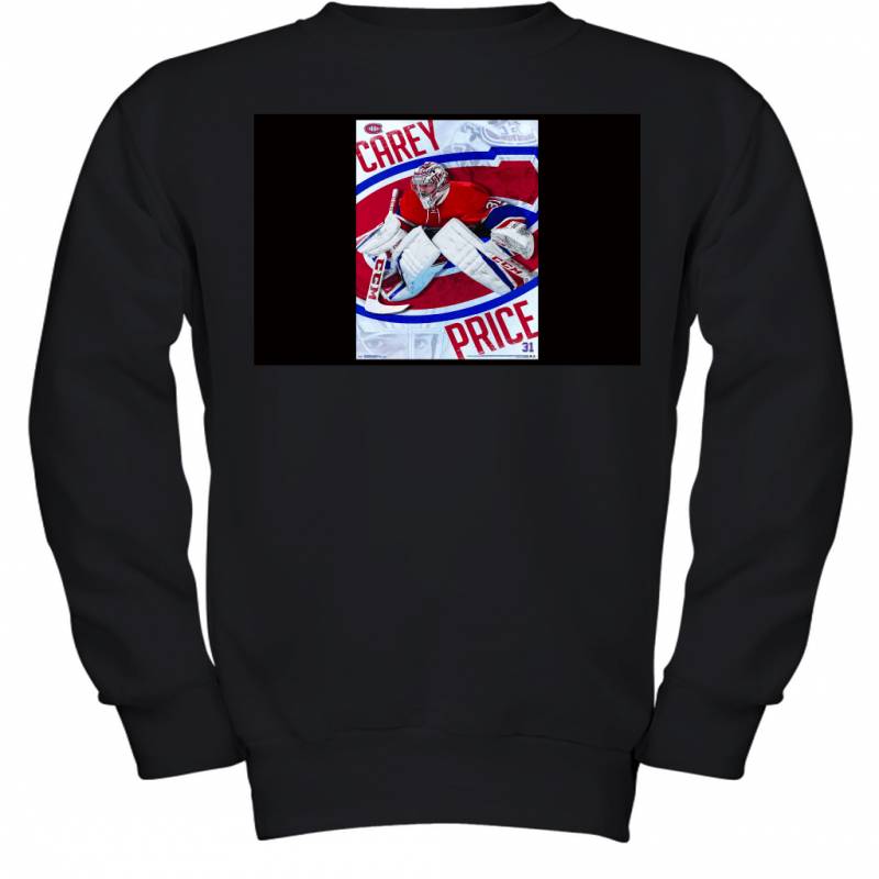 International Wall Poster Montreal Canadiens Carey Price Youth Sweatshirt