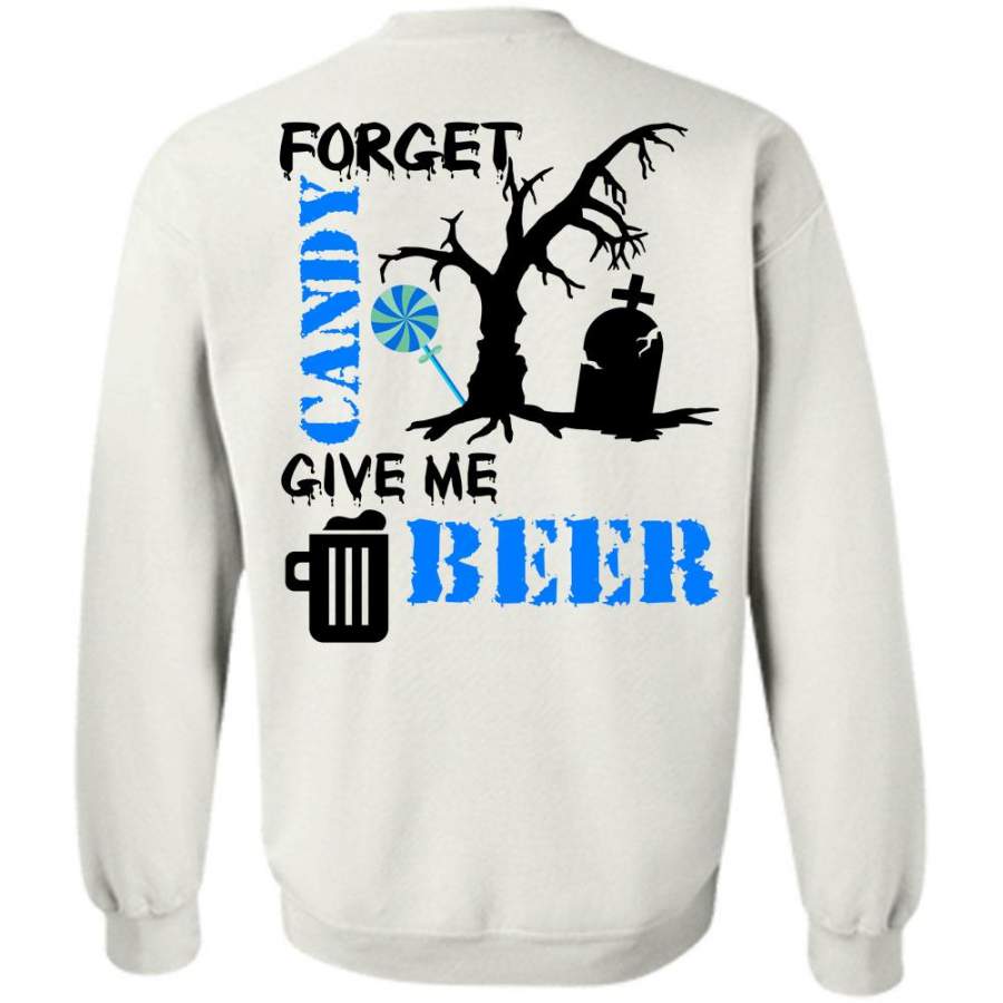 Wait For Halloween T Shirt, Forget Candy Give Me Beer Sweatshirt