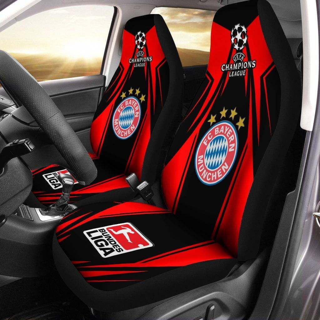 Bayern Muchen Car Seat Cover Ver 33 (Set Of 2)