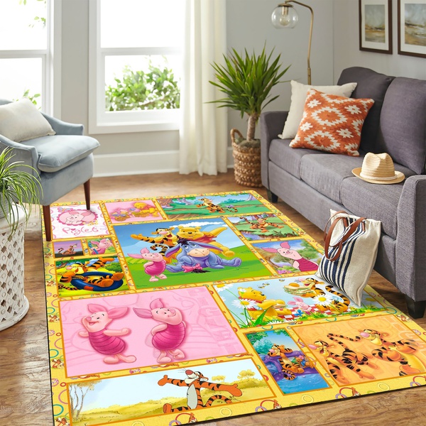 Winnie The Pooh Friends Carpet Floor Area Rug