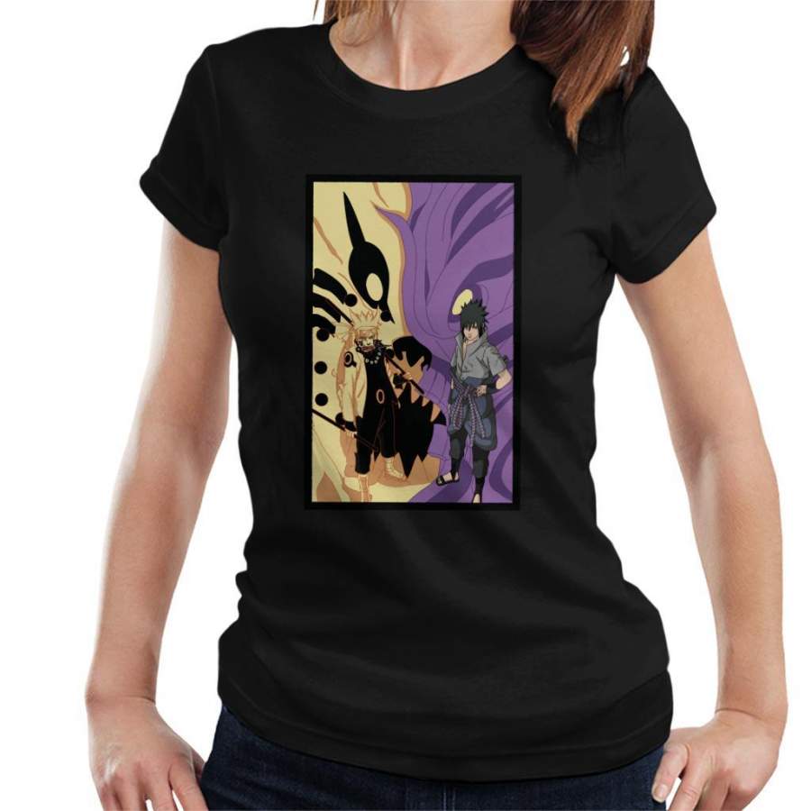 Naruto And Sasuke Fox Vs Cobra Women’s T-Shirt