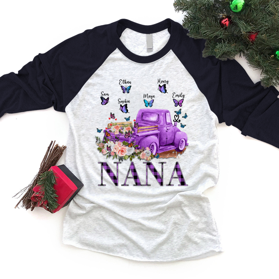 Nana Truck Butterfly Shirt