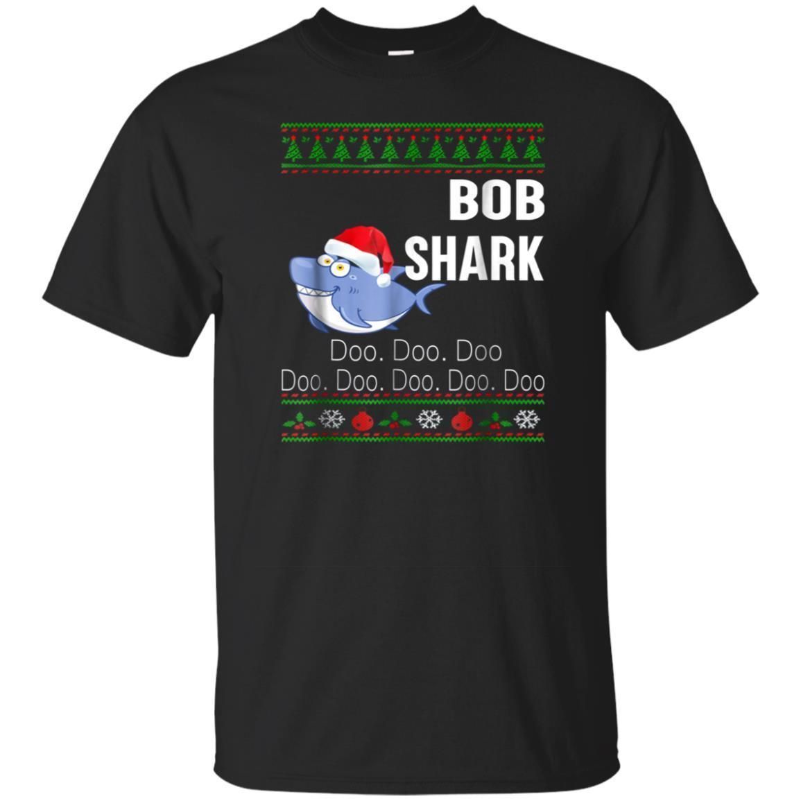 Cover your body with amazing Bob Shark Christmas Doo Doo Doo Shirt