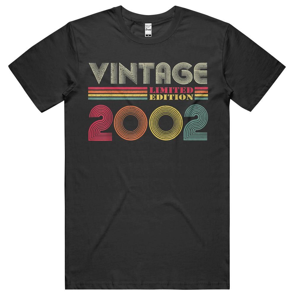 19 Year Old Gifts Vintage 2002 Limited Edition 19th Birthday Unisex Shirt