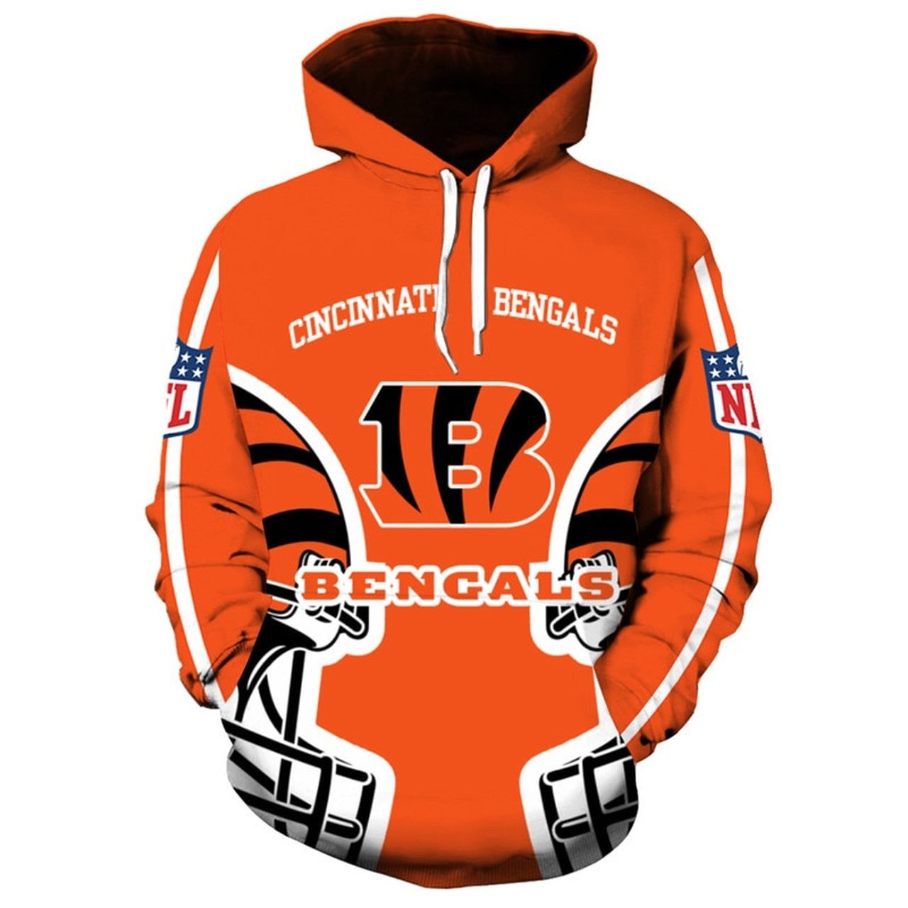 Cincinnati Bengals 02 72 Unisex 3D Hoodie Gift For Fans