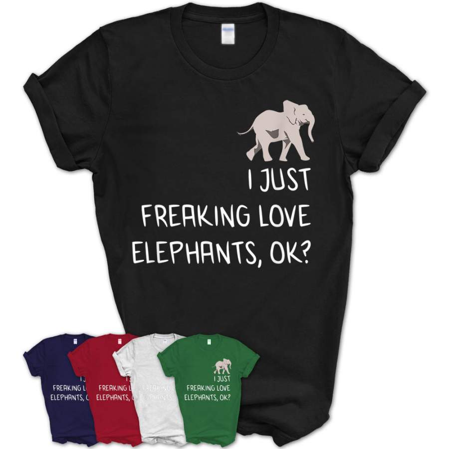 Love Baby Elephant Shirt Funny Cute Animal Gift