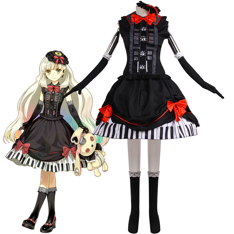 VOCALOID 3 MAYU Cosplay Costumes JK Uniform Dress Outfits Halloween Carnival Suit For Women Girls alx