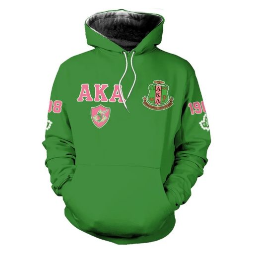 Alpha Kappa Alpha 1908 Pearl Ivy Emblem Green 3D All Over Print