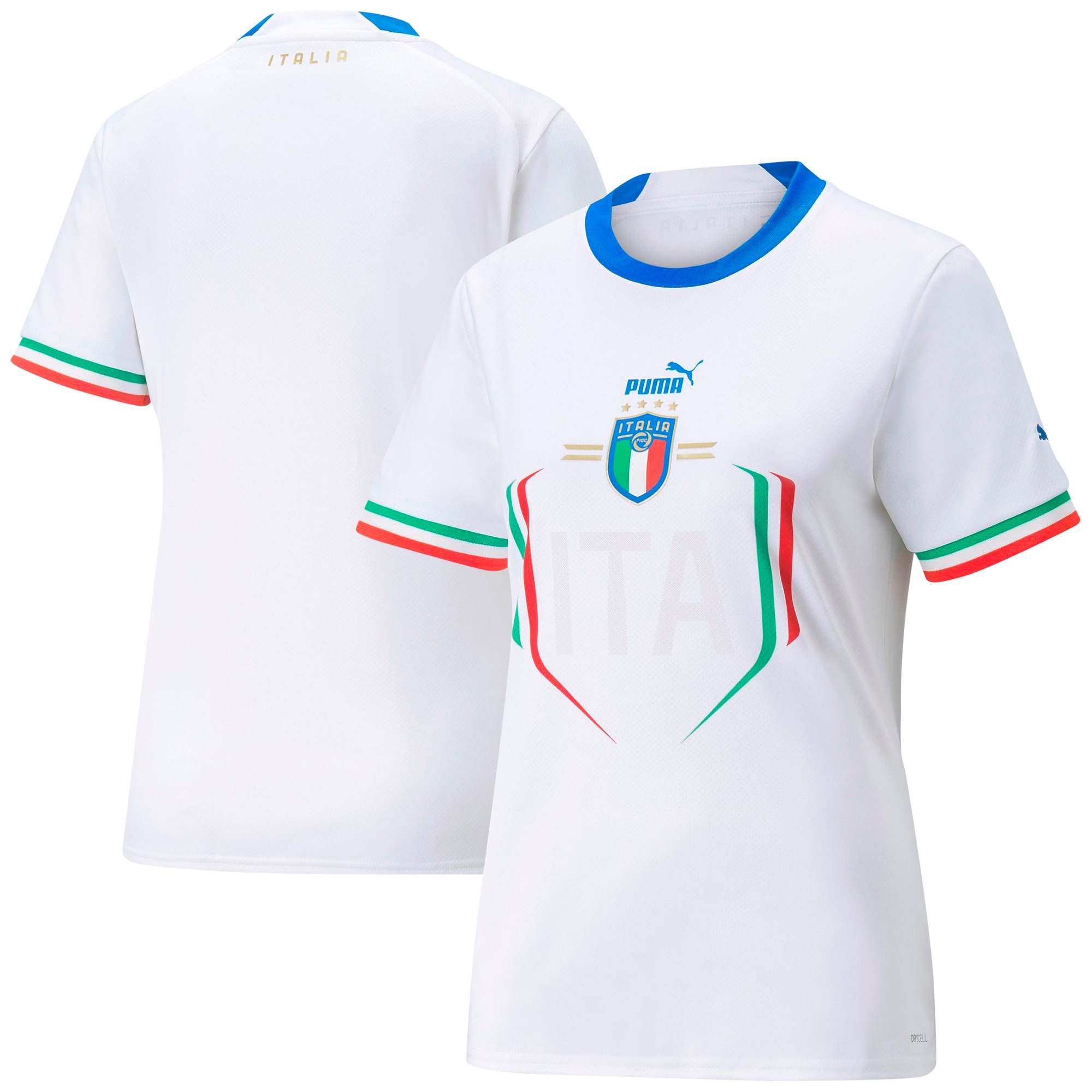 Italy National Team Women's 2022/23 Away Replica Jersey – White