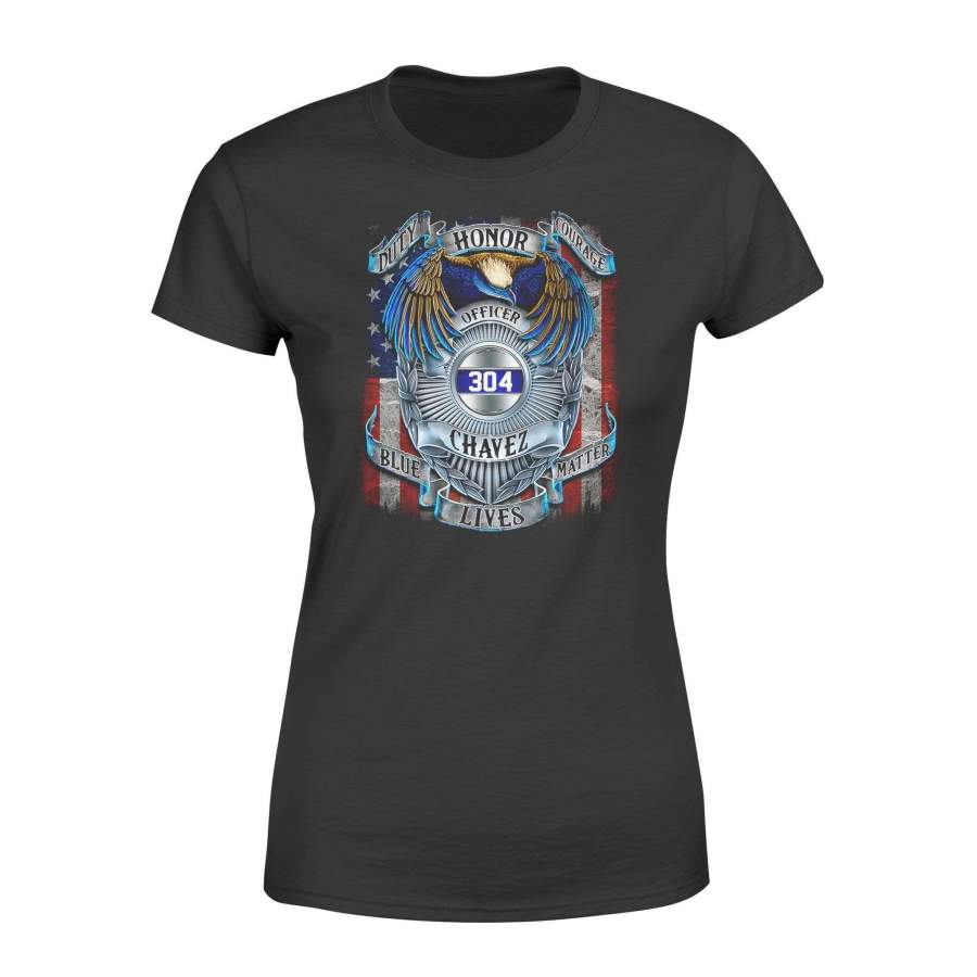 Personalized Shirt – Eagle Police Badge – Standard Women’s T-shirt