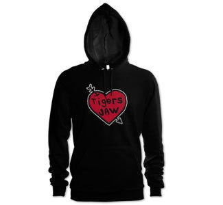 Tigers Jaw “Heart” Hooded Sweatshirt