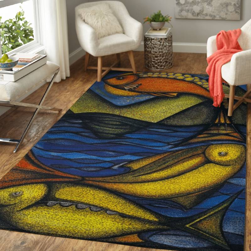 3 Fishes – Animals Area Rug Carpet