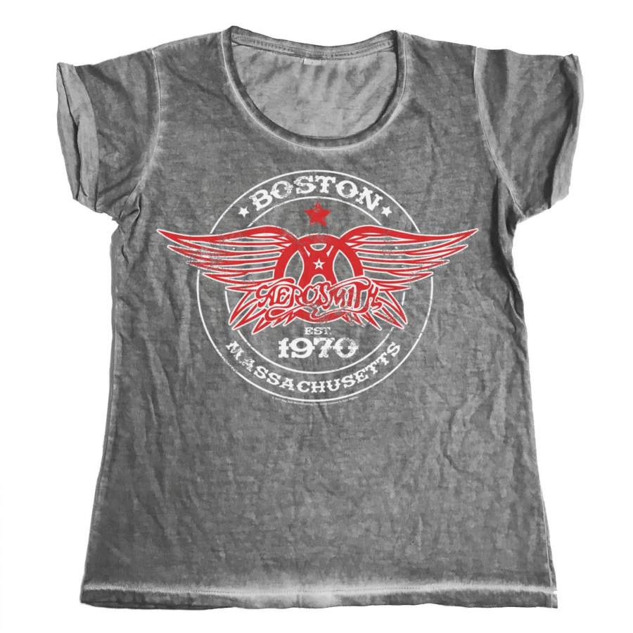 Aerosmith – Est. 1970. Boston Urban Girly Tee