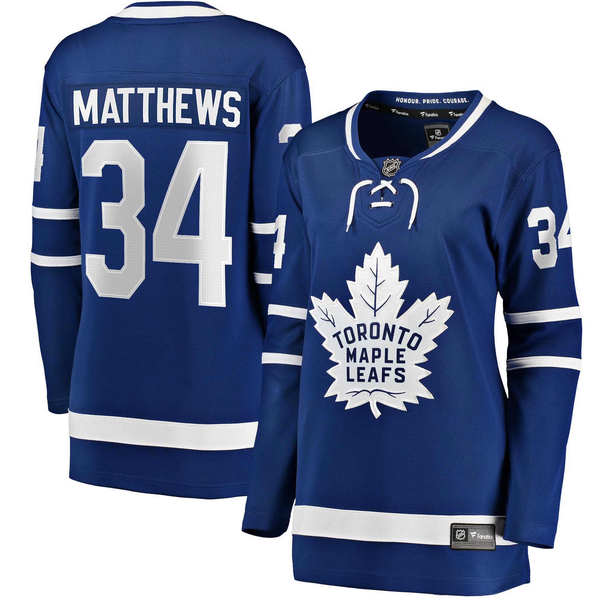 Women's Toronto Maple Leafs Auston Matthews Royal Home Breakaway Player Jersey