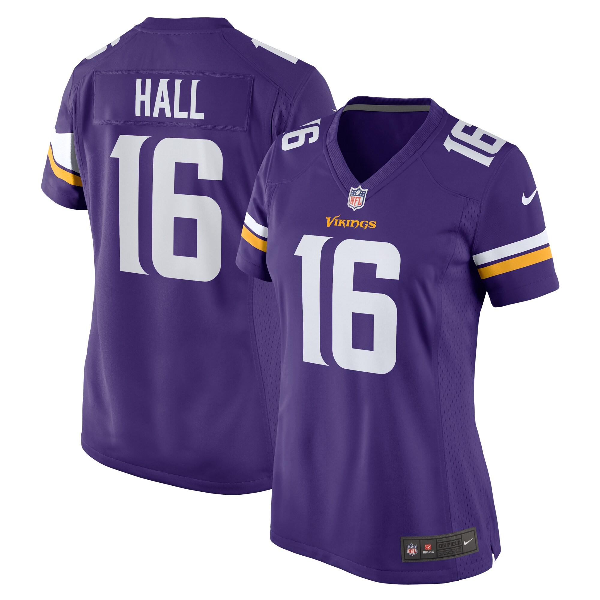 Jaren Hall Minnesota Vikings Women's Game Jersey – Purple