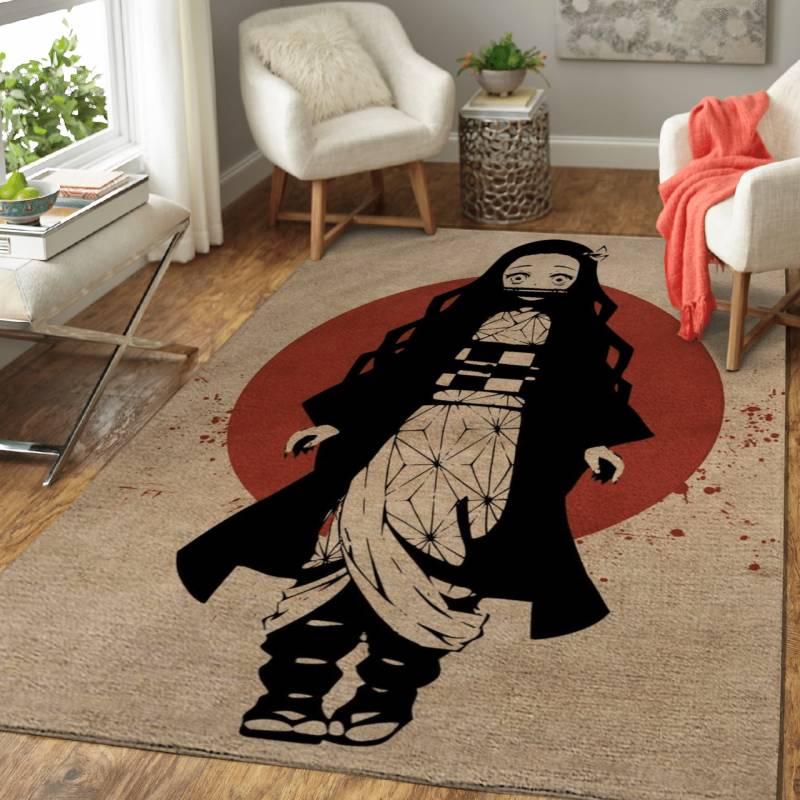 Nezuko Demon Slayer Anime Icon Area Rug – Carpet