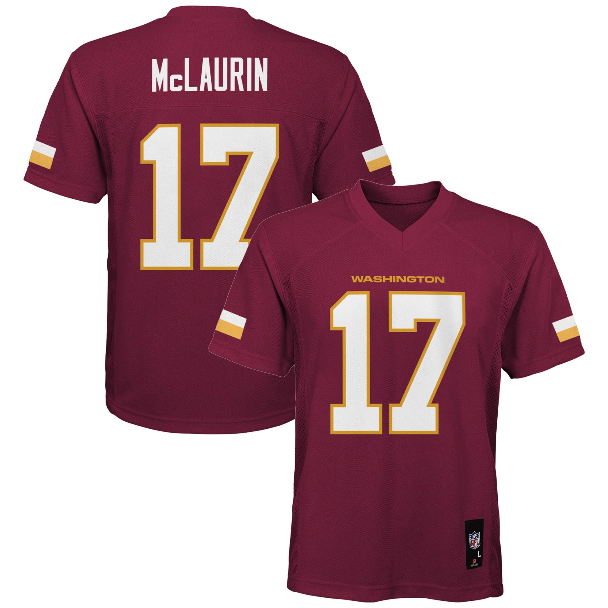 Terry McLaurin Washington Commanders Youth Replica Player Jersey – Burgundy