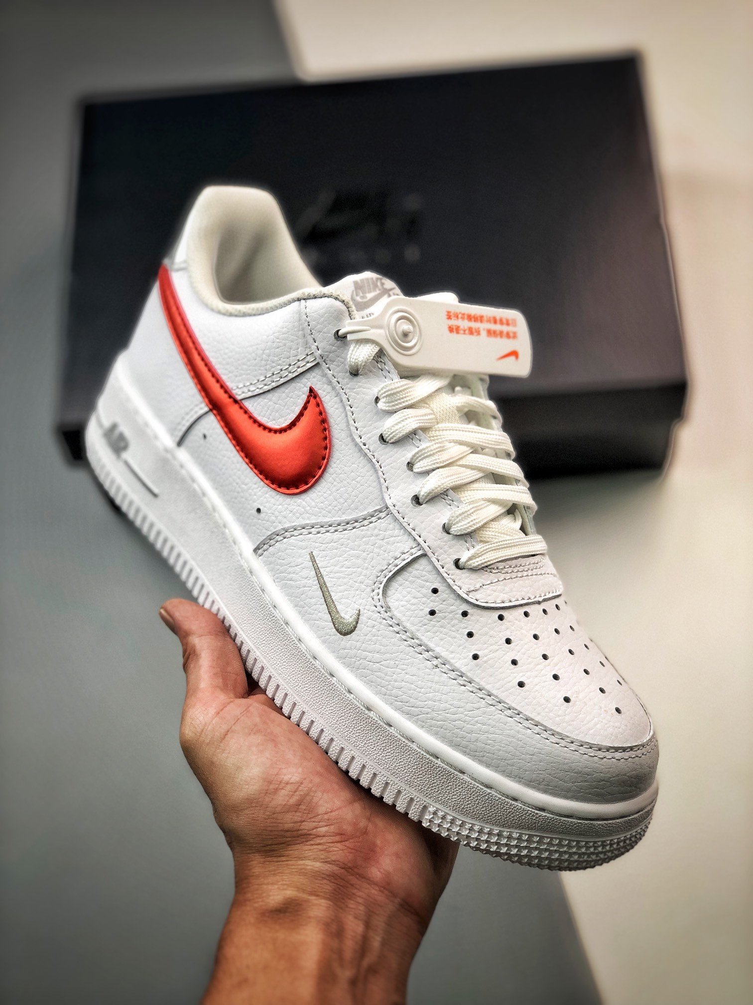 Nike Air Force 1 Low WhitePicante Red-Wolf Grey FD0654-100 5340166