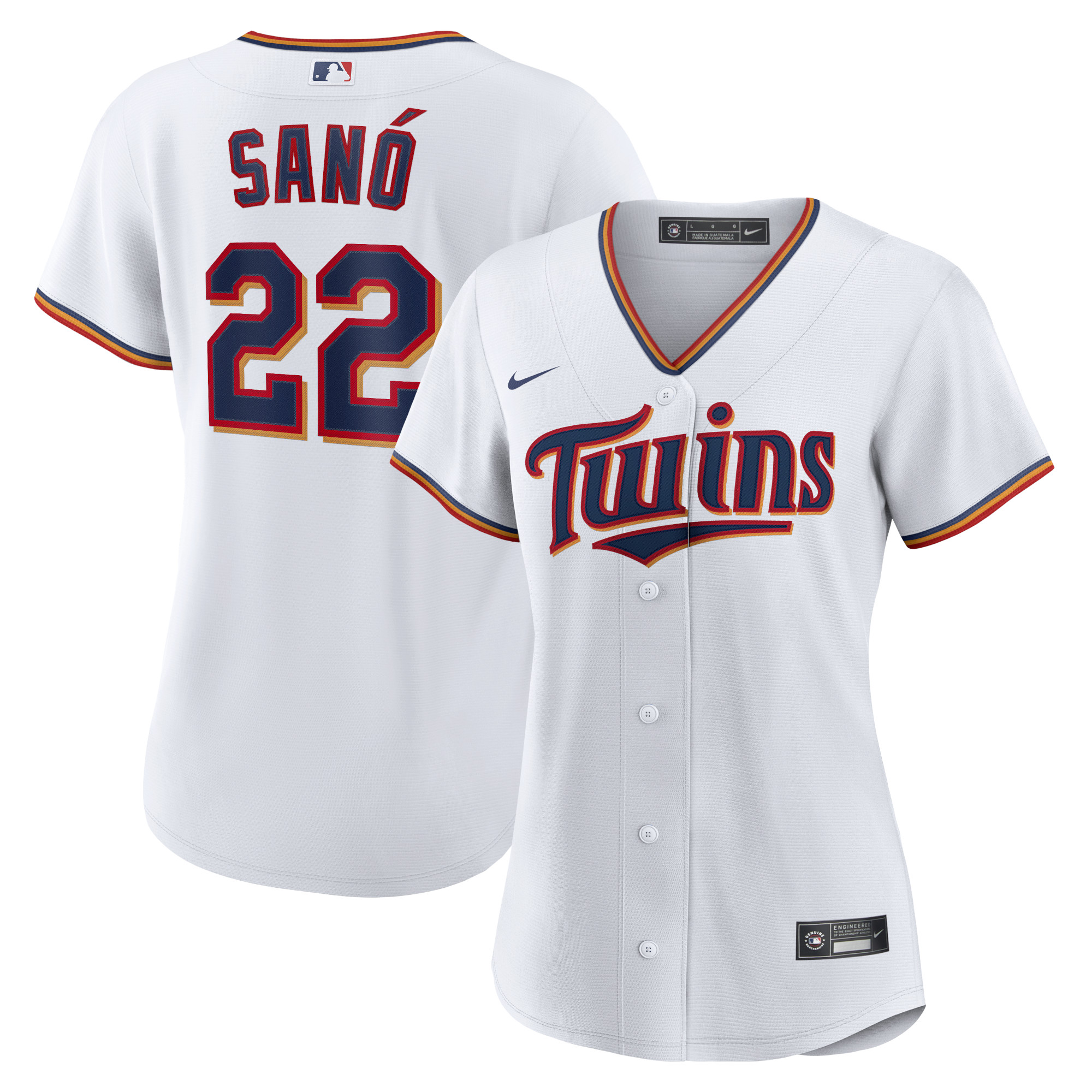 Women’s Minnesota Twins Miguel Sano White Home Player Jersey