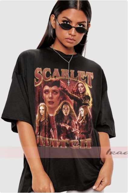 Vintage Scarlet Witch, Wanda Maximoff T-Shirt, Wanda Vision T-Shirt