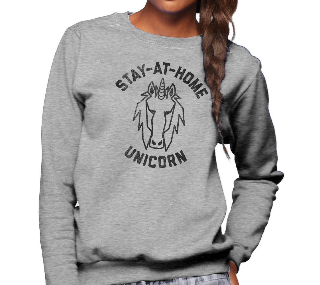 Unisex Stay At Home Unicorn Sweatshirt