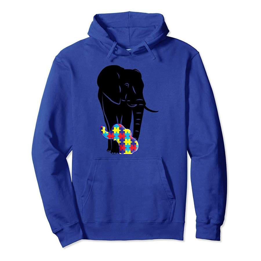 Autism Elephant Pullover Hoodie | Autism Awareness Shirt