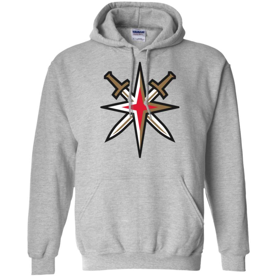 AGR Vegas Golden Knights Logo Gildan Pullover Hoodie