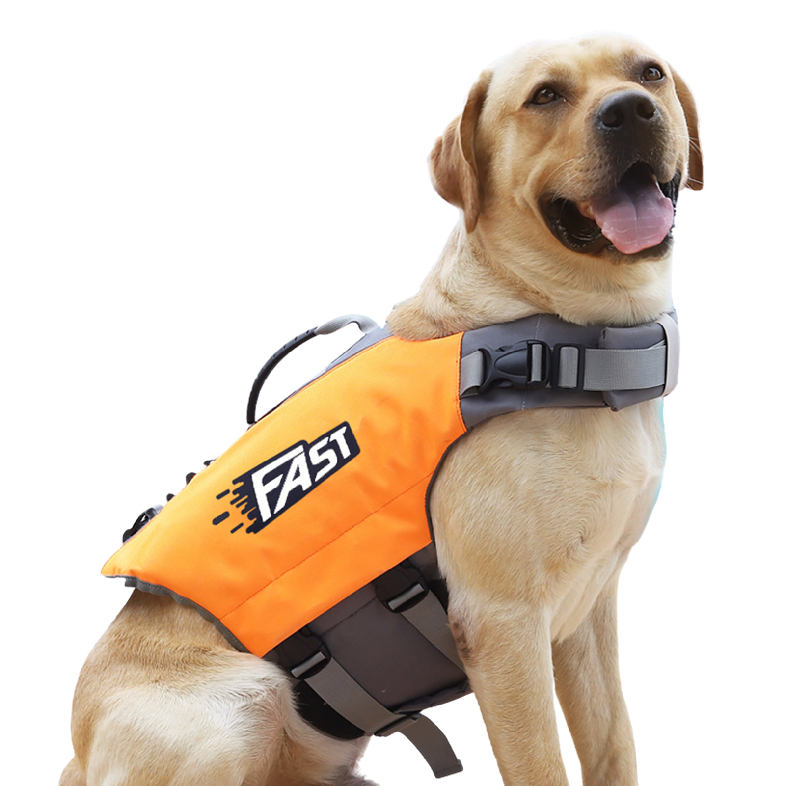 Pet Life Preserver Jacket Dog Life Vest With Adjustable Buckle Puppy Clothes Dog Safety Life Coat For Swimming Boating Hunting alx